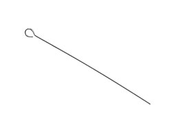 Sterling Silver Eye Pin 1.5", 24 gauge