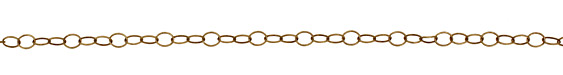 Antique Brass (plated) Oval Cable Chain