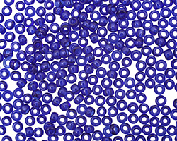 TOHO Transparent Cobalt Round 8/0 Seed Bead