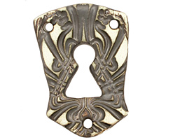 Earthenwood Studio Ceramic Openwork Escutcheon Link 48x32mm