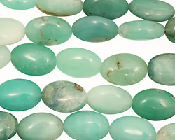 Chrysoprase Flat Oval 12x8mm