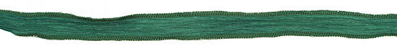 Emerald Hand Dyed 100% Silk Ribbon 1/2"