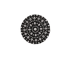 Lillypilly Black Crochet Anodized Aluminum Disc 19mm, 22 gauge