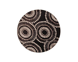 Lillypilly Black Dandelion Anodized Aluminum Disc 25mm, 22 gauge