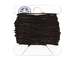 Black Irish Waxed Linen 4 ply
