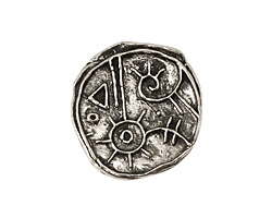 Green Girl Pewter Magic Button 21mm