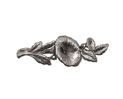Ezel Findings Gunmetal Morning Glory Link 34x12mm