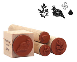 Partridge in a Pear Tree Rubber Stamp Set