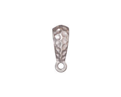 TierraCast Antique Silver (plated) Hammertone Bail 5x18mm
