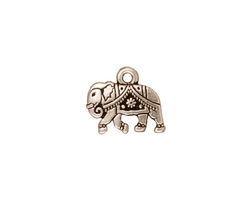 TierraCast Antique Silver (plated) Gita Charm 13x12mm