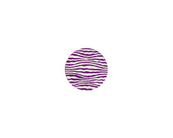 Lillypilly Purple Zebra Anodized Aluminum Disc 11mm, 24 gauge