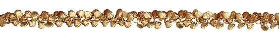 Satin Hamilton Gold (plated) Sea Shell Chain