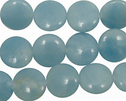 Amazonite Puff Coin 12mm