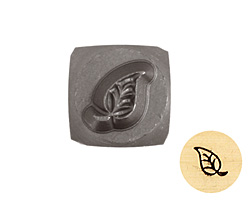 Leaf Metal Stamp 4mm