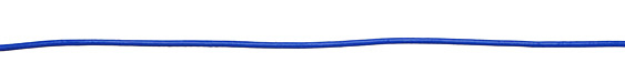 Blue Round Leather Cord 2mm