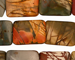 Red Creek Jasper Thin Pillow 20x15mm