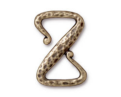 TierraCast Antique Brass (plated) Z Hook Clasp 28x19mm