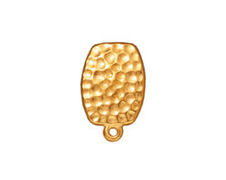 TierraCast Gold (plated) Hammertone Ear Clip 13x20mm