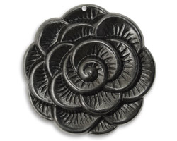 Vintaj Arte Metal Blooming Flower Pendant 38mm