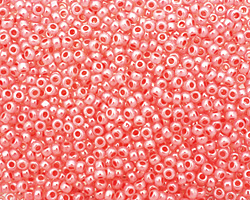 TOHO Ceylon Impatiens Pink Round 11/0 Seed Bead