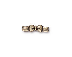 TierraCast Antique Brass (plated) Bow Bar 16x4mm