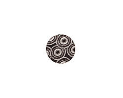 Lillypilly Black Dandelion Anodized Aluminum Disc 11mm, 22 gauge