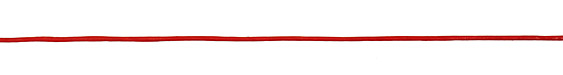 Red Round Leather Cord 1.5mm
