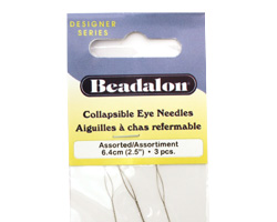 Beadalon Collapsible Assorted Beading Needles