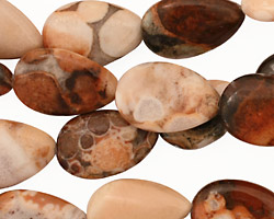 Conglomerate Jasper Flat Teardrop 16x12mm