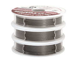 Soft Flex Trios Soft Touch Satin Silver Assorted Sizes Wire 3x10ft.