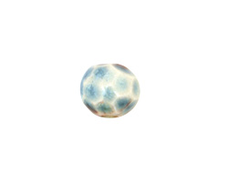 Gaea Ceramic Teal Geode Round 11-12x13-14mm