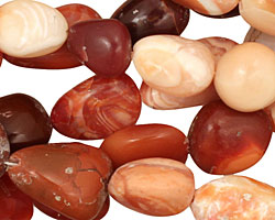 Mexican Fire Opal Tumbled Nugget 13-22x10-14mm