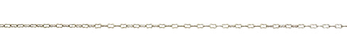 Antique Silver (plated) Peanut Cable Chain