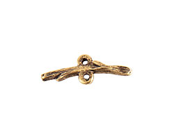 Nunn Design Antique Gold (plated) Stacking Twig Connector 24x8mm