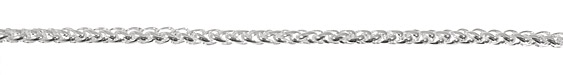 Silver (plated) Wheat Chain