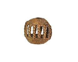 African Brass Cage Round 17-20mm