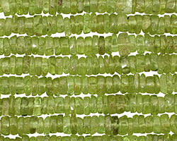 Peridot Irregular Heishi 6mm