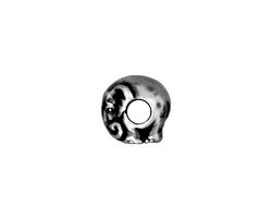 TierraCast Antique Silver (plated) Elephant Euro 9x11mm