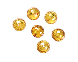 Sunshine Faceted Round 10mm