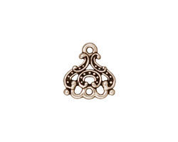 TierraCast Antique Silver (plated) Empress Link 13x14mm