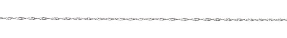 Silver (plated) Spiral Chain