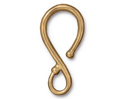 TierraCast Gold (plated) Large Classic Hook Clasp 32x16mm