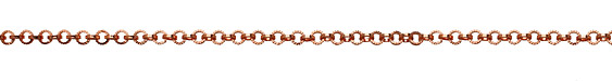 Copper (plated) Textured Circular Cable Chain
