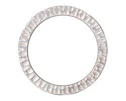 TierraCast Rhodium (plated) 1 1/4" Radiant Ring 32mm