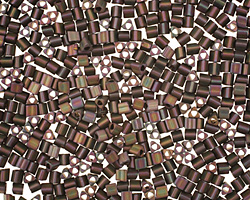 TOHO Frosted Metallic Iris Purple Triangle 11/0 Seed Bead