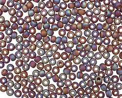 TOHO Transparent Rainbow Frosted Amethyst Round 8/0 Seed Bead