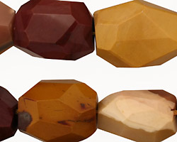Mookaite Faceted Nugget 20-25x15-19mm