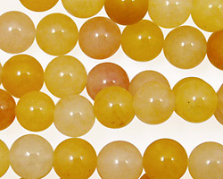 Yellow Jade (nat.) Round 8mm