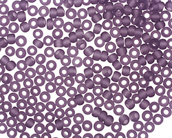 TOHO Transparent Frosted Sugar Plum Round 8/0 Seed Bead