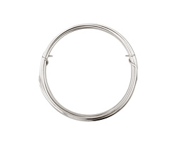 German Style Wire Silver (plated) Square 20 gauge, 2 meters